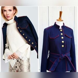 Banana Republic Blue and Red Blazer Tailored Fit